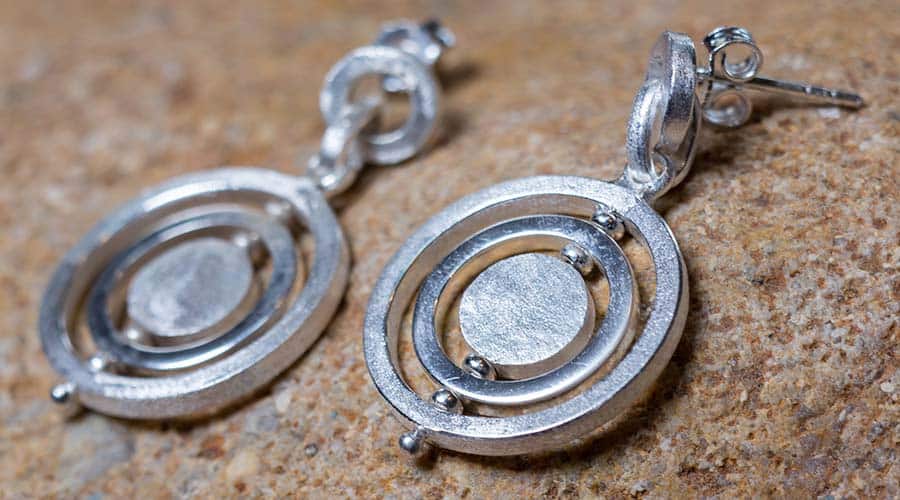 Reva Collection | Circle Moving Earrings