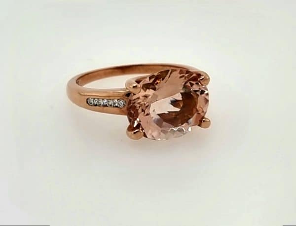 Rose Gold | Morganite Diamond Ring